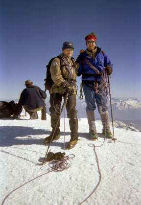 Mike and Julian at the top